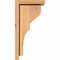 Ekena Millwork Monterey Smooth Corbel w/Backplate, Western Red Cedar, 5 1/2"W x 8"D x 16"H COR06X08X16MON01SWR - alternate 4